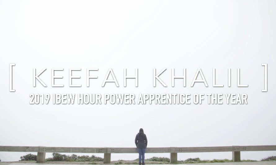 2019 IBEW Hour Power Apprentice of the Year: Keefah Khalil - IBEW Hour ...